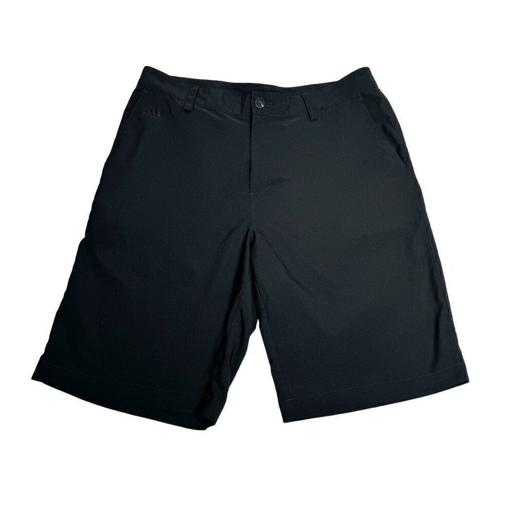 Adidas black climalite golf shorts size 32